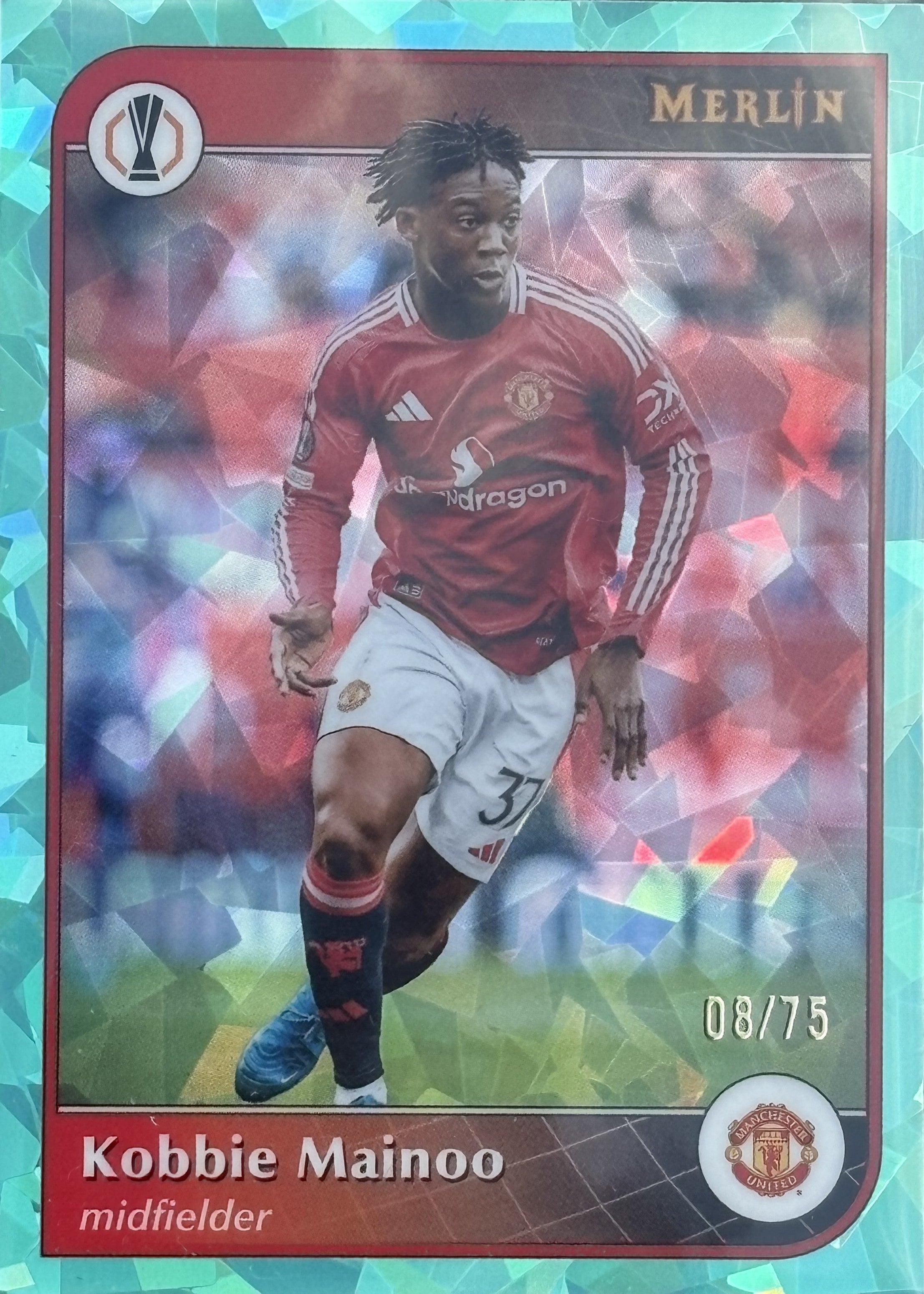 2024-25 Topps Merlin Kobbie Mainoo Numero 08/75